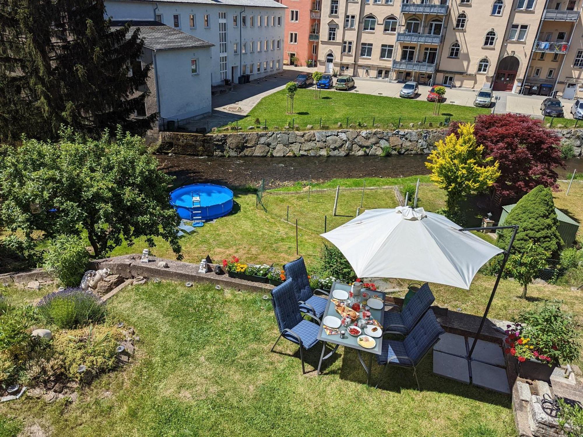 Uo2 - Urlaubsmagie - Garten, Whirlpool, Sauna Lejlighed Sebnitz Eksteriør billede