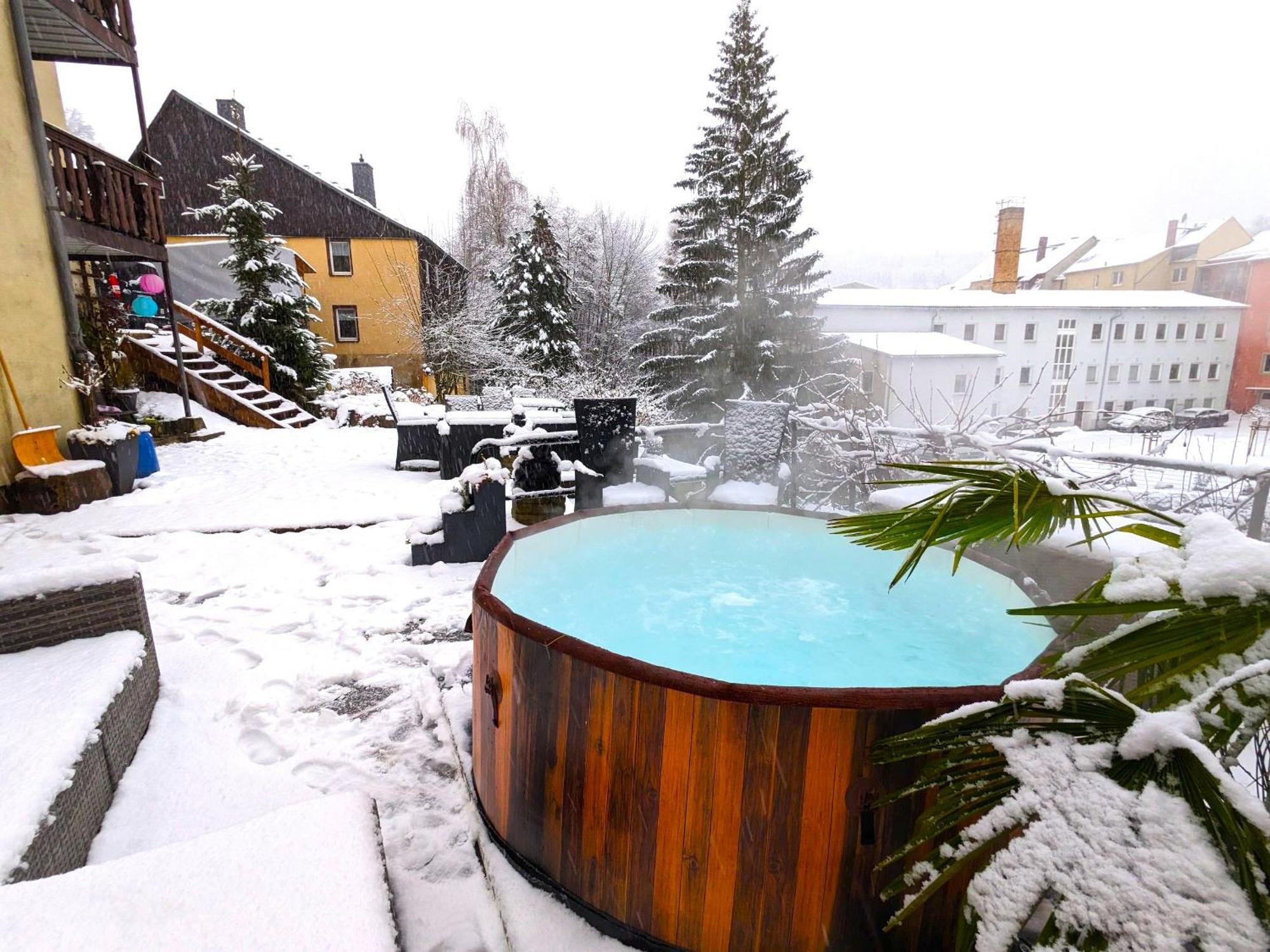 Uo2 - Urlaubsmagie - Garten, Whirlpool, Sauna Lejlighed Sebnitz Eksteriør billede