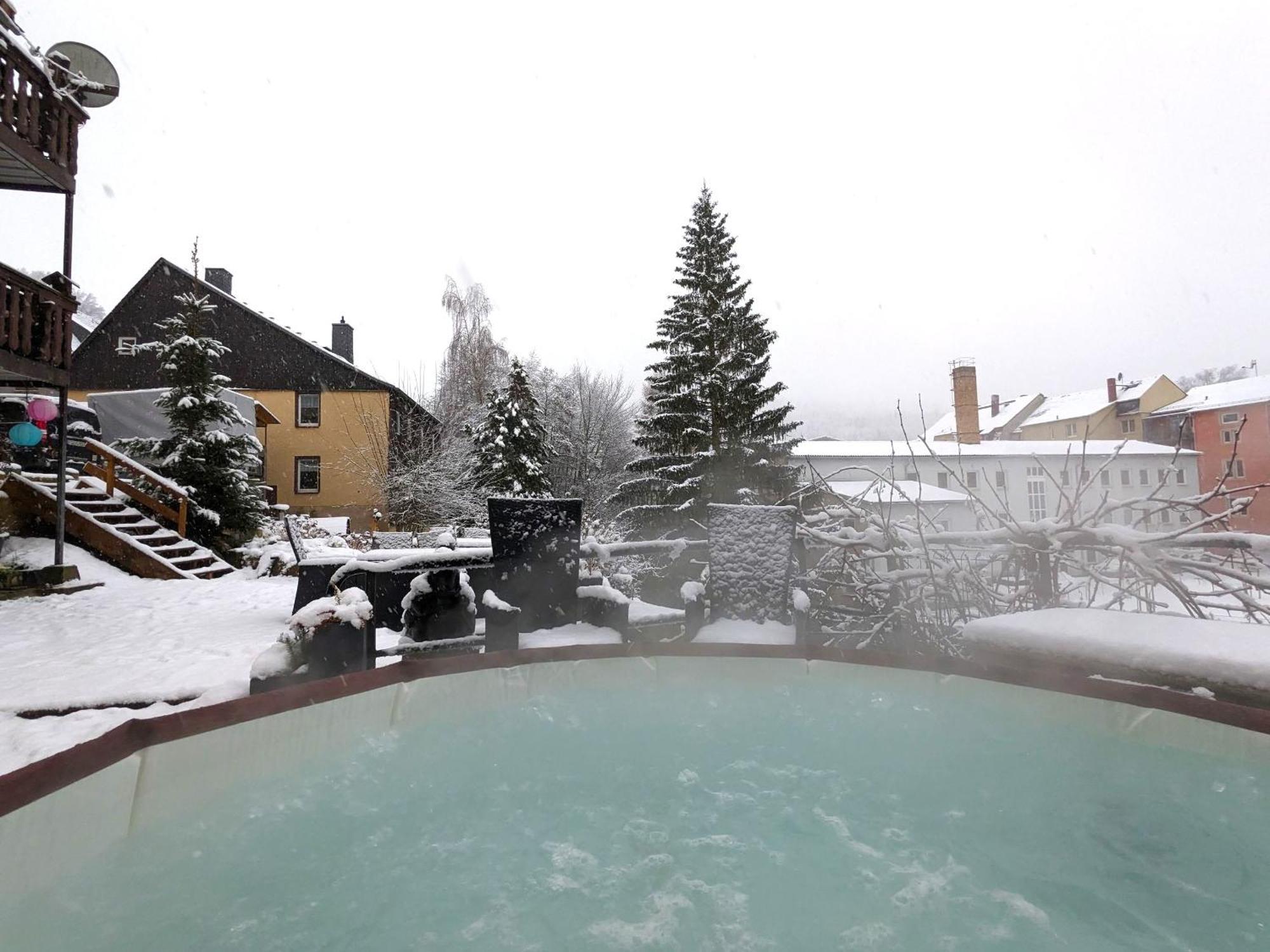 Uo2 - Urlaubsmagie - Garten, Whirlpool, Sauna Lejlighed Sebnitz Eksteriør billede