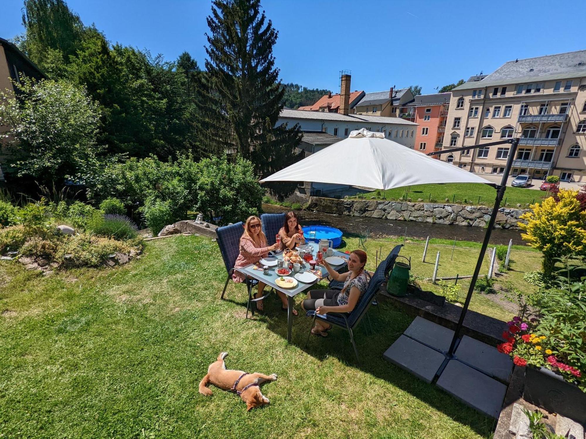 Uo2 - Urlaubsmagie - Garten, Whirlpool, Sauna Lejlighed Sebnitz Eksteriør billede
